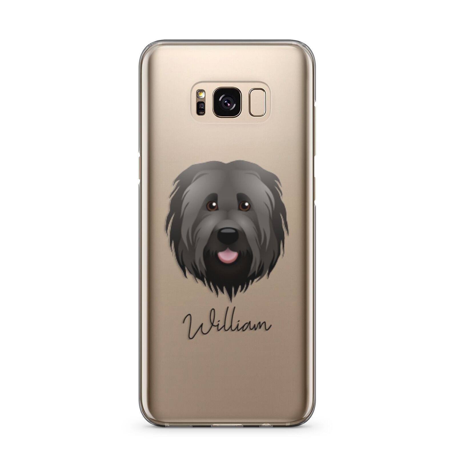 Briard Personalised Samsung Galaxy S8 Plus Case