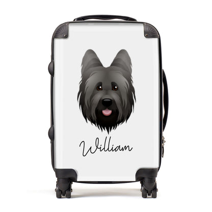 Briard Personalised Suitcase