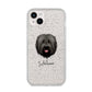 Briard Personalised iPhone 14 Plus Glitter Tough Case Starlight