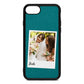Bridal Photo Green Pebble Leather iPhone 8 Case