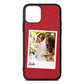 Bridal Photo Red Pebble Leather iPhone 11 Pro Case