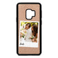 Bridal Photo Rose Gold Pebble Leather Samsung S9 Case