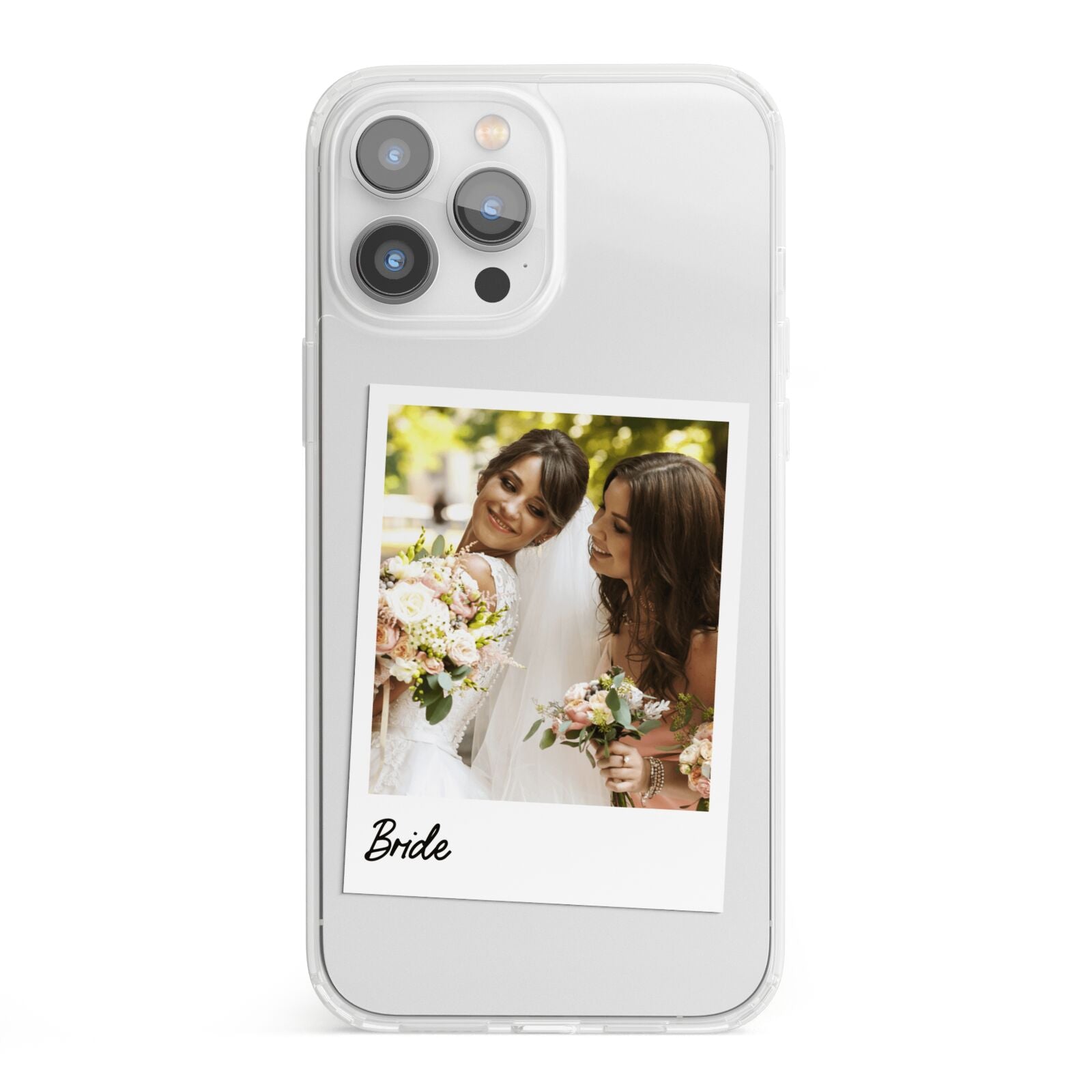 Bridal Photo iPhone 13 Pro Max Clear Bumper Case