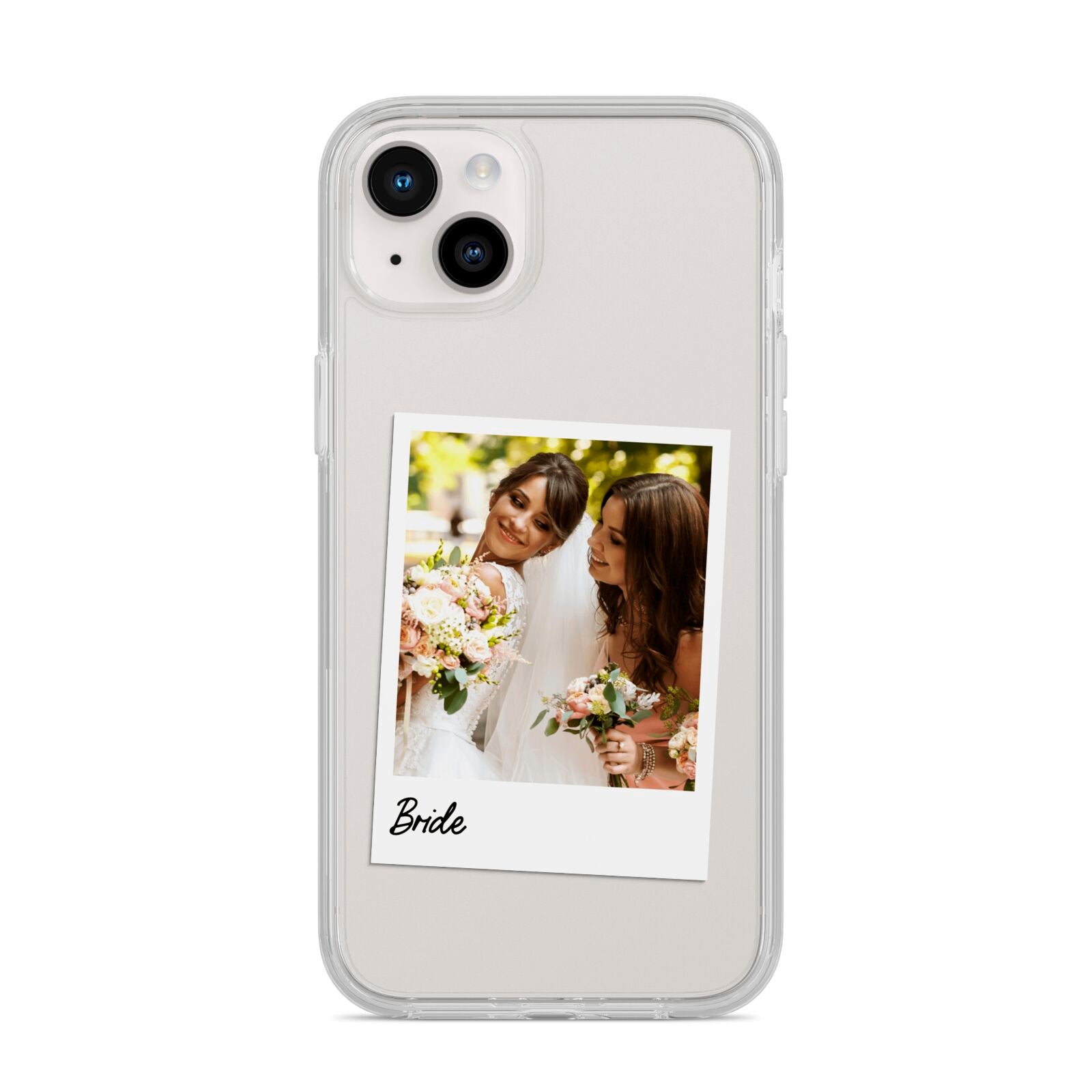 Bridal Photo iPhone 14 Plus Clear Tough Case Starlight