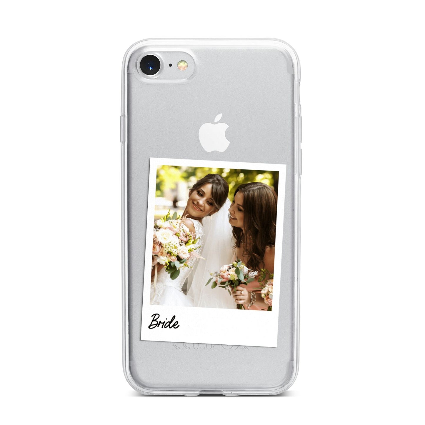 Bridal Photo iPhone 7 Bumper Case on Silver iPhone