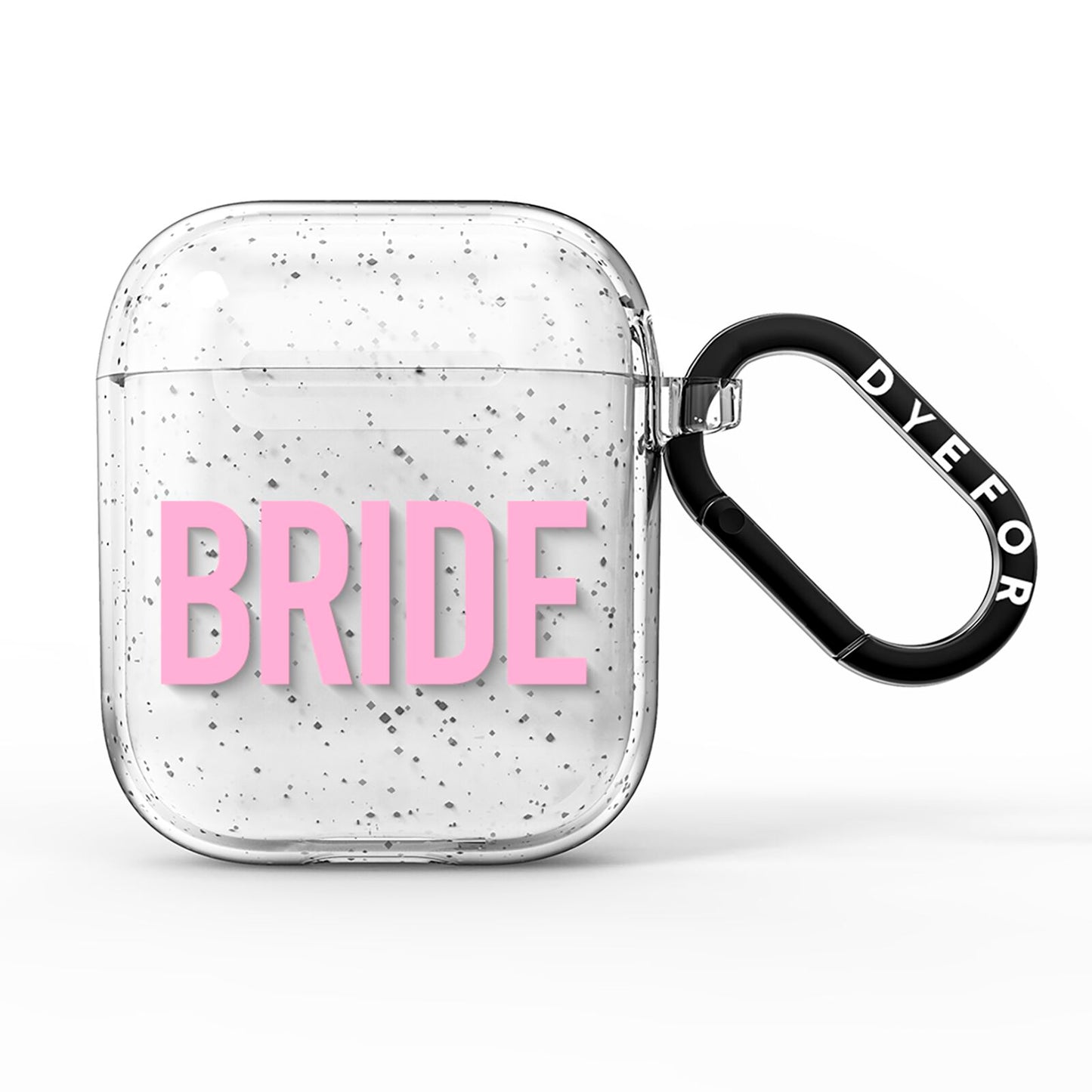 Bride Pink AirPods Glitter Case