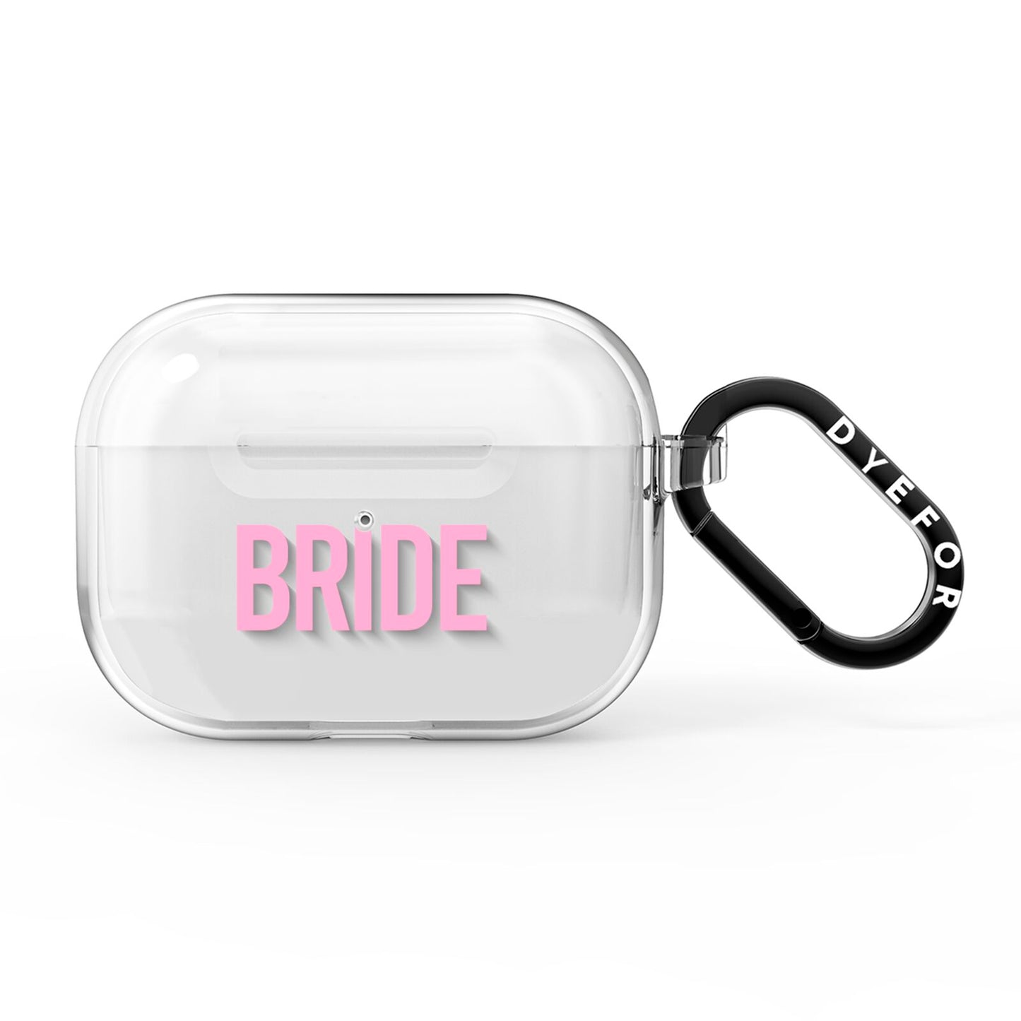 Bride Pink AirPods Pro Clear Case