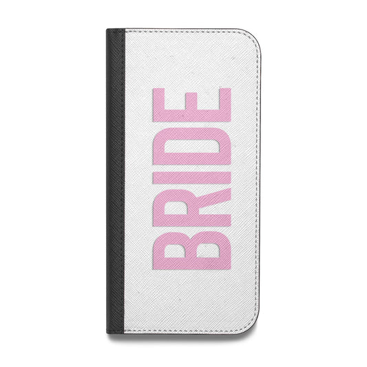 Bride Pink Vegan Leather Flip iPhone Case