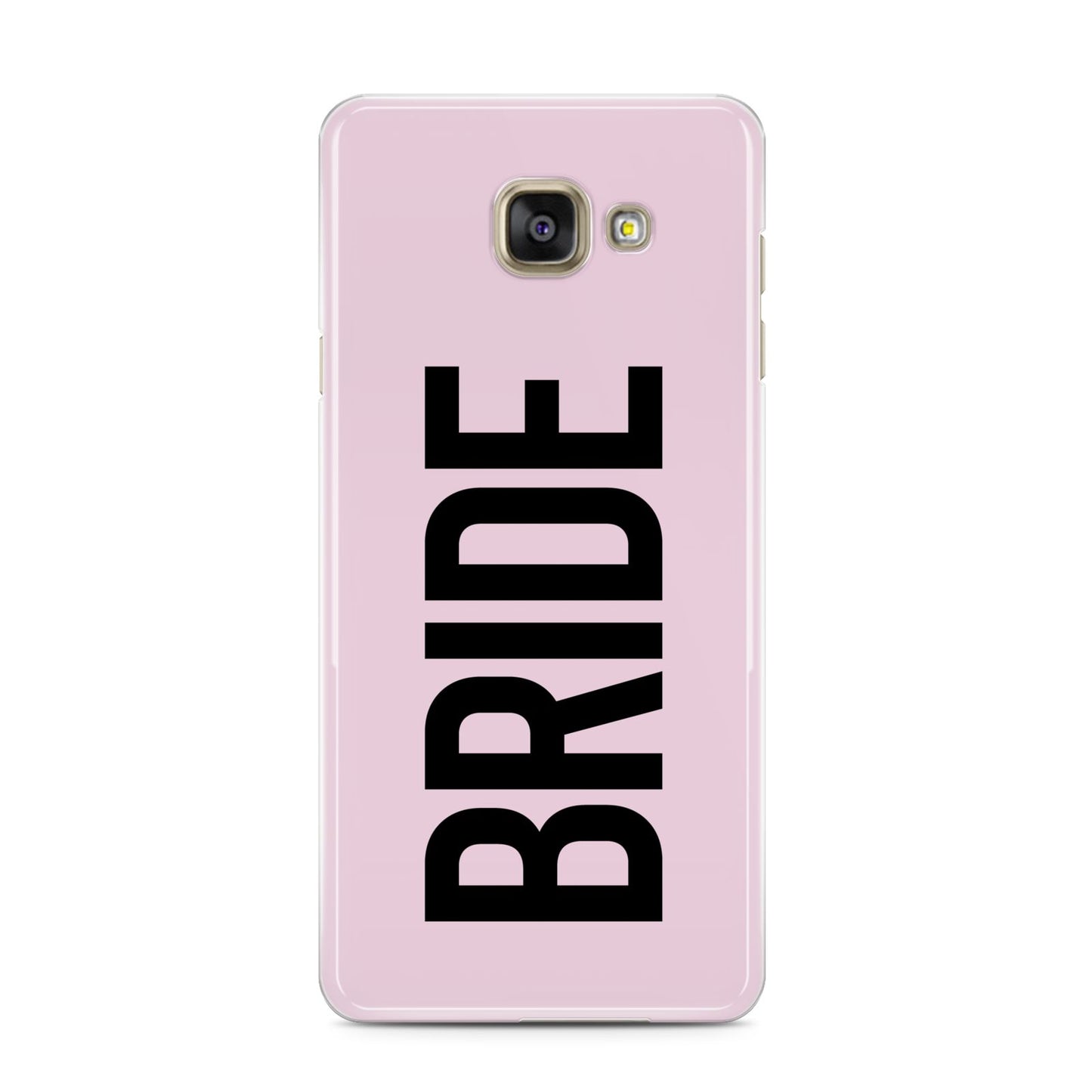 Bride Samsung Galaxy A3 2016 Case on gold phone