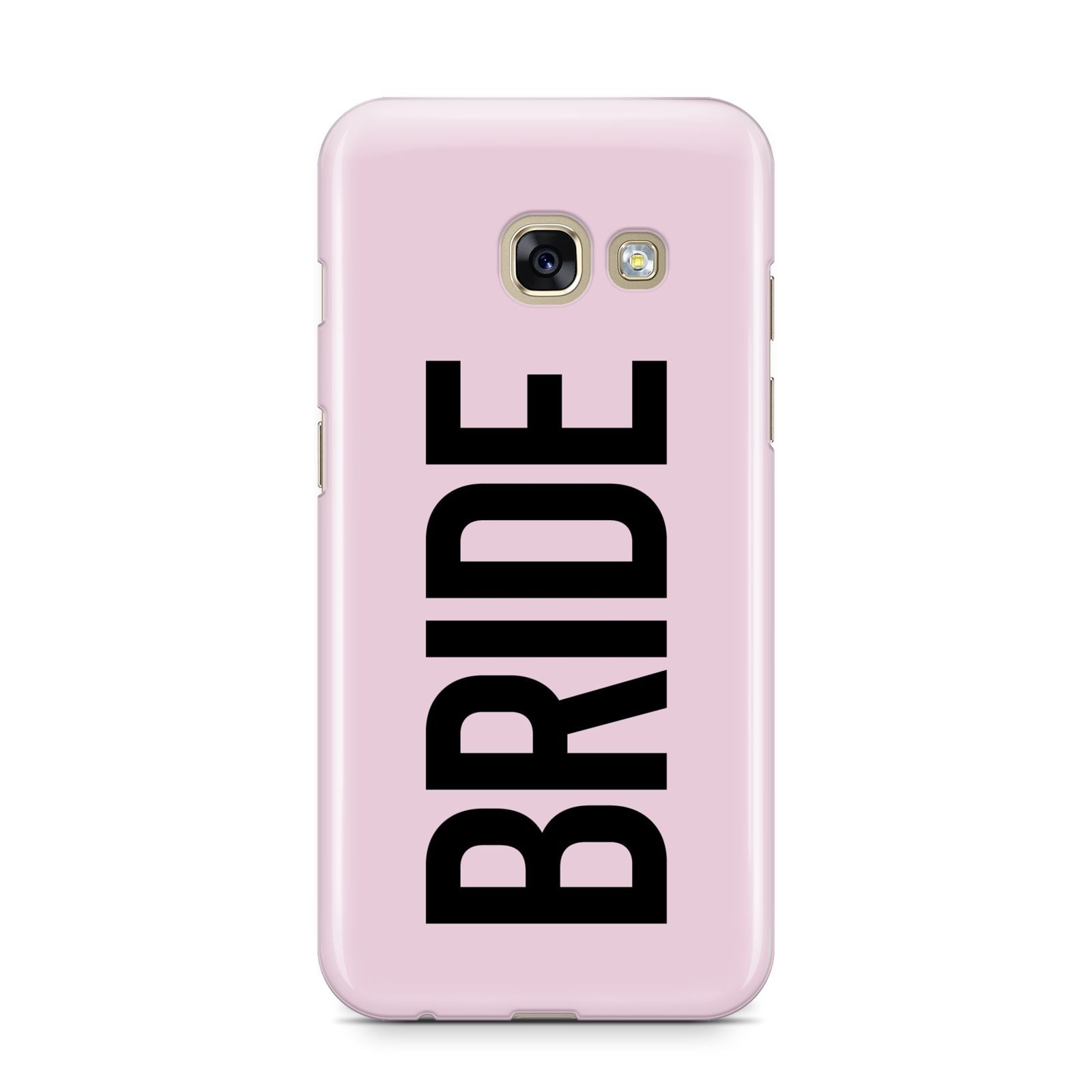 Bride Samsung Galaxy A3 2017 Case on gold phone