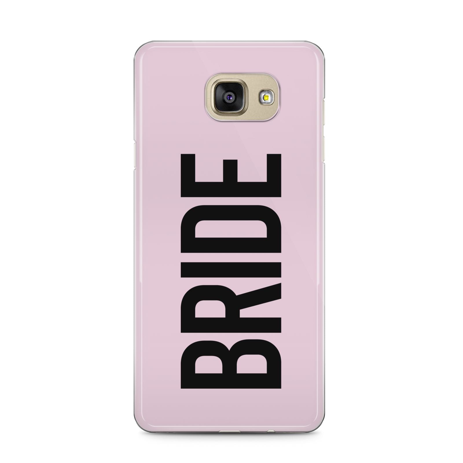 Bride Samsung Galaxy A5 2016 Case on gold phone