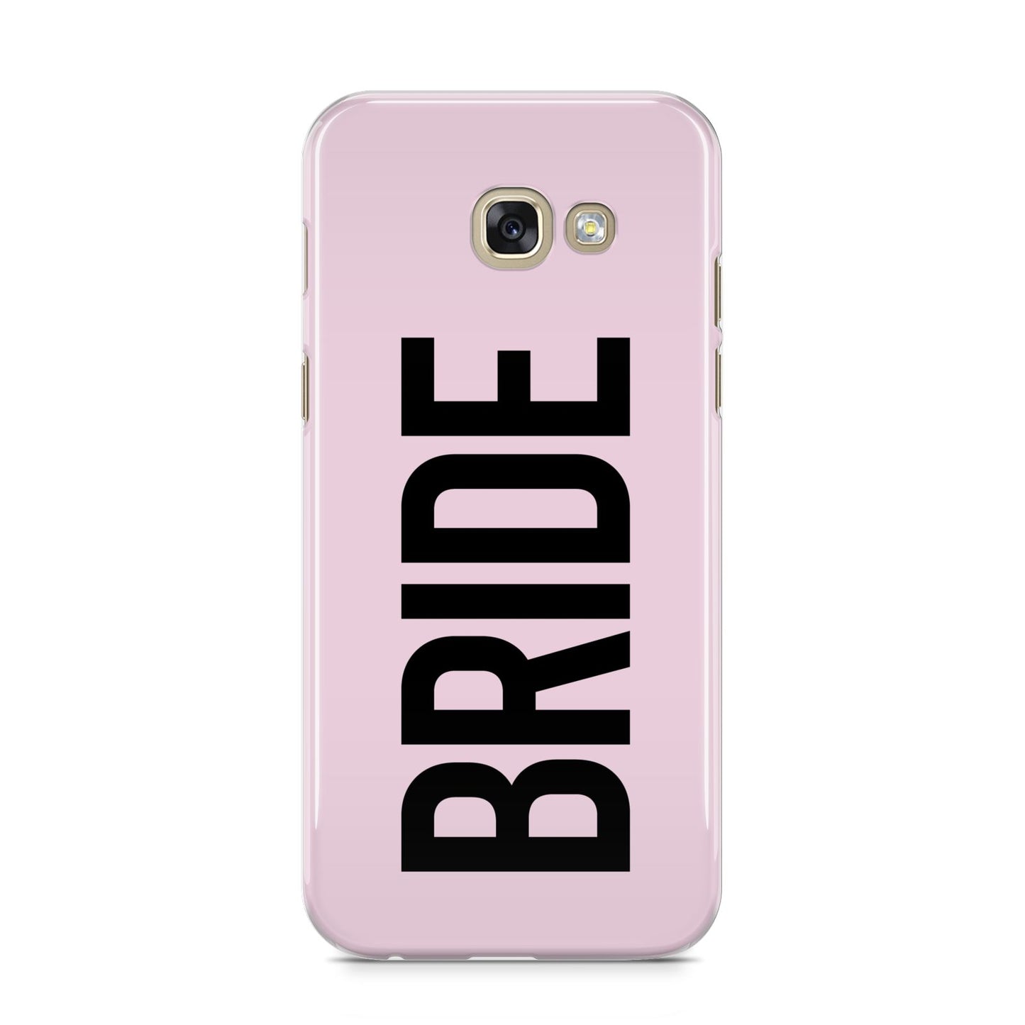 Bride Samsung Galaxy A5 2017 Case on gold phone