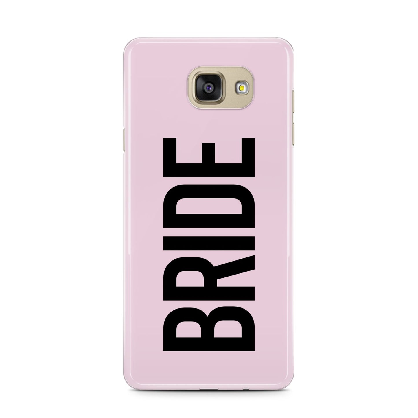 Bride Samsung Galaxy A7 2016 Case on gold phone