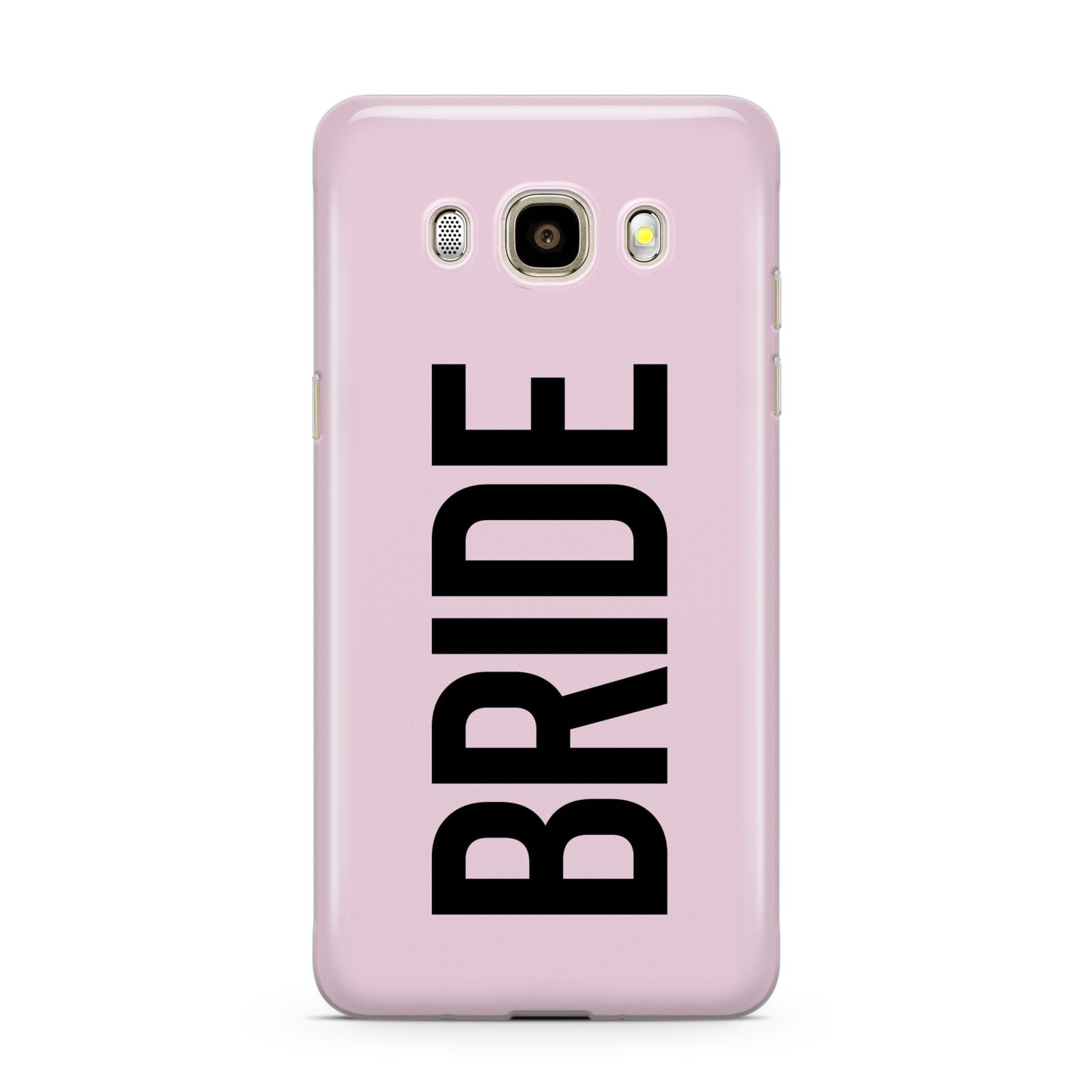 Bride Samsung Galaxy J7 2016 Case on gold phone