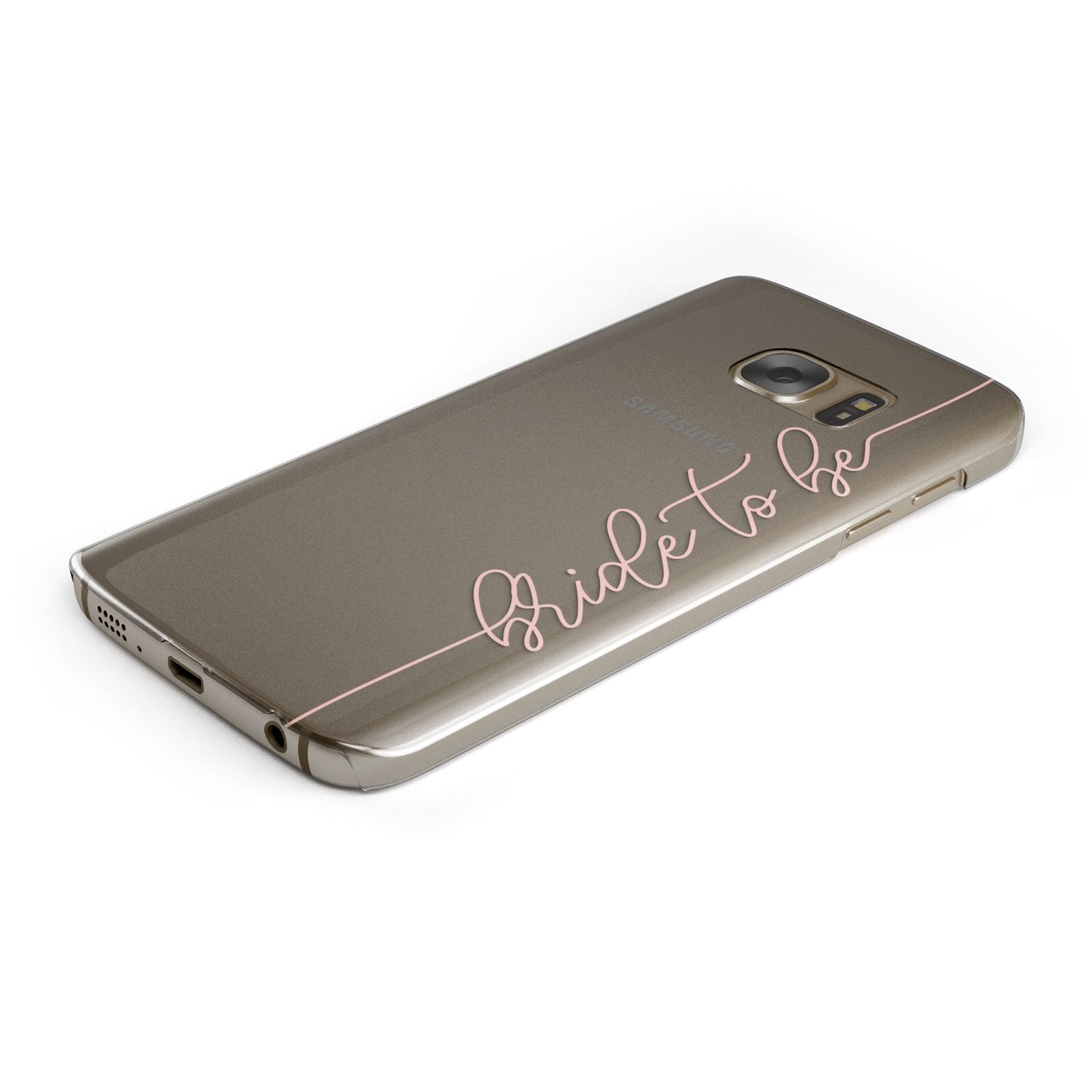 Bride To Be Samsung Galaxy Case Bottom Cutout