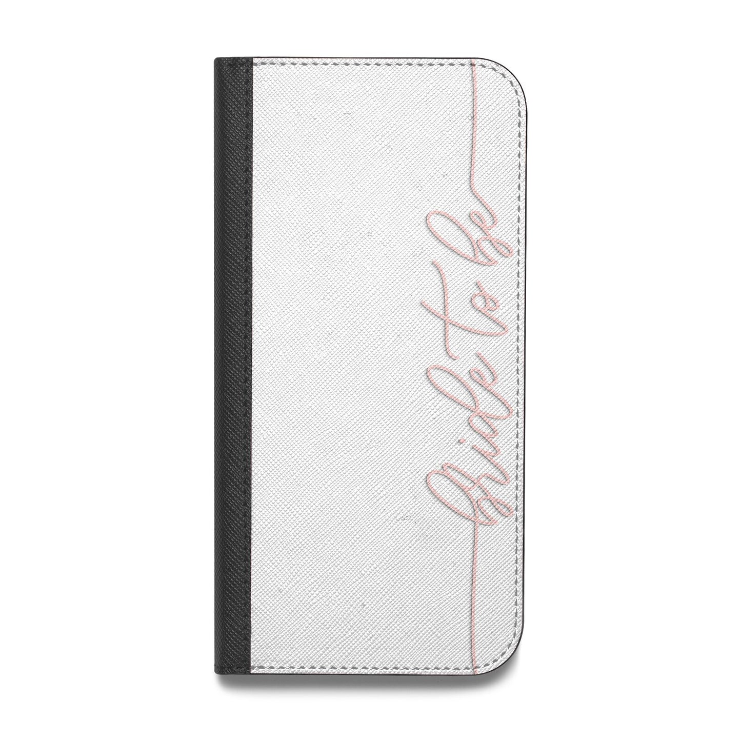 Bride To Be Vegan Leather Flip iPhone Case