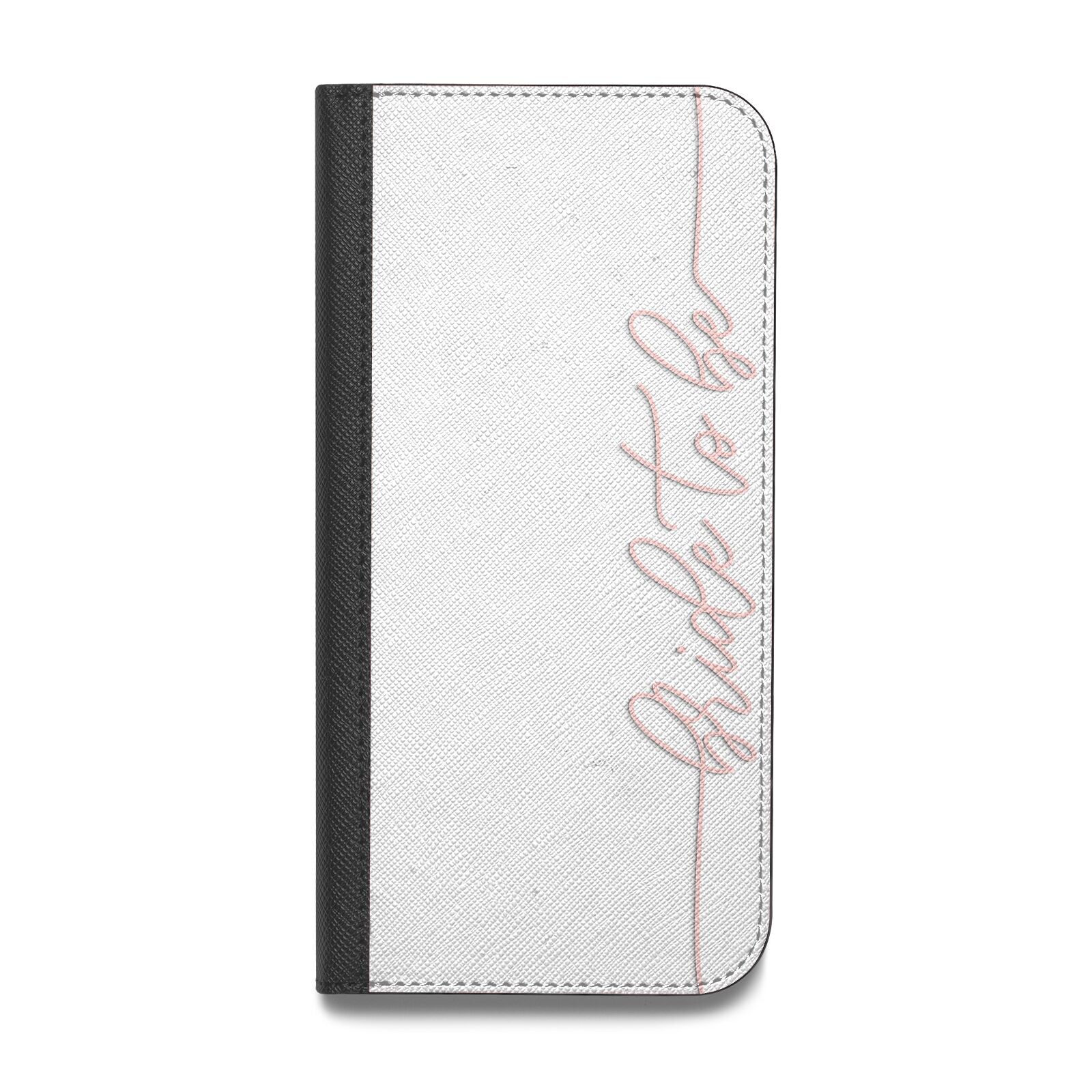 Bride To Be Vegan Leather Flip iPhone Case