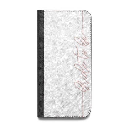 Bride To Be Vegan Leather Flip iPhone Case