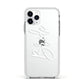 Bride Transparent Apple iPhone 11 Pro in Silver with White Impact Case