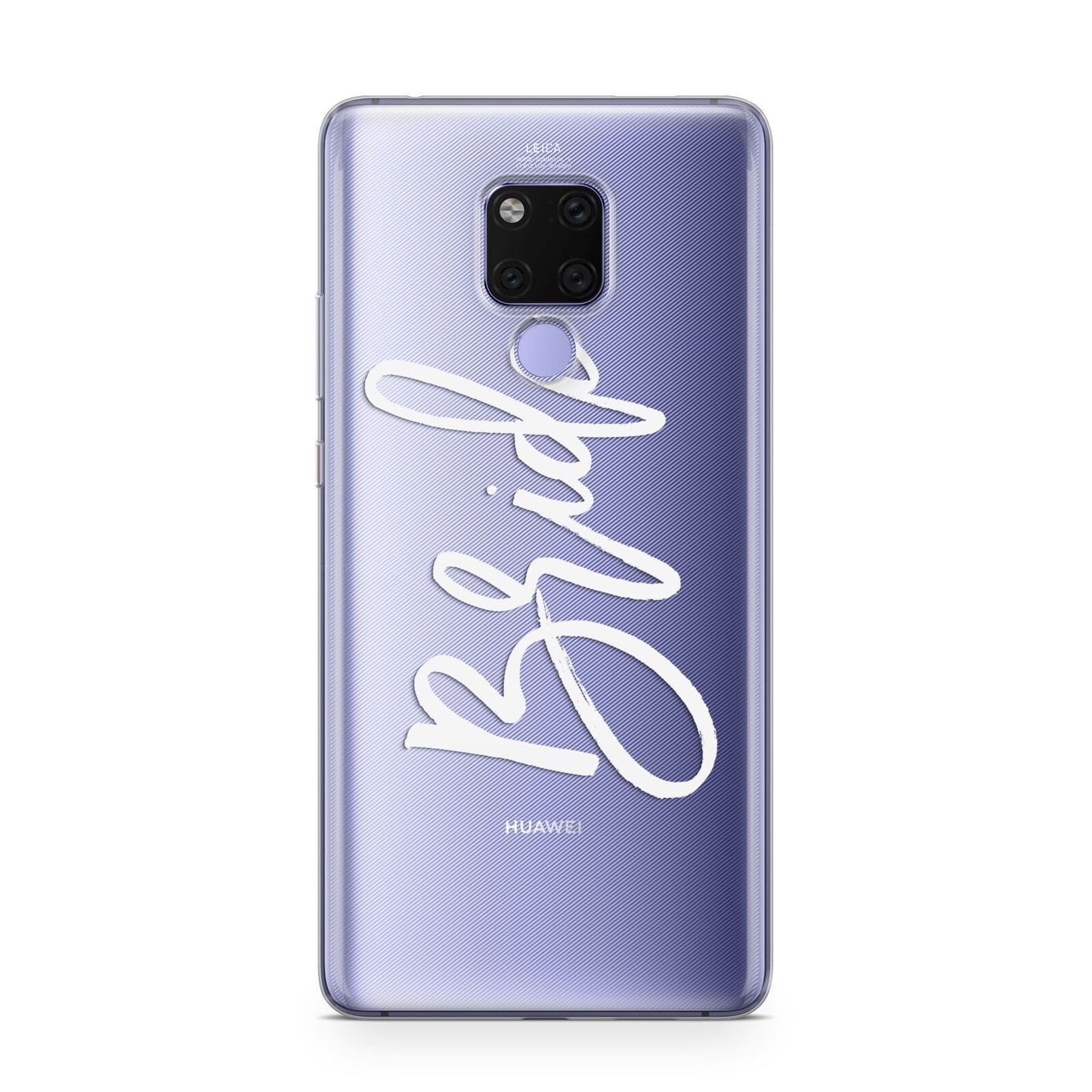 Bride Transparent Huawei Mate 20X Phone Case