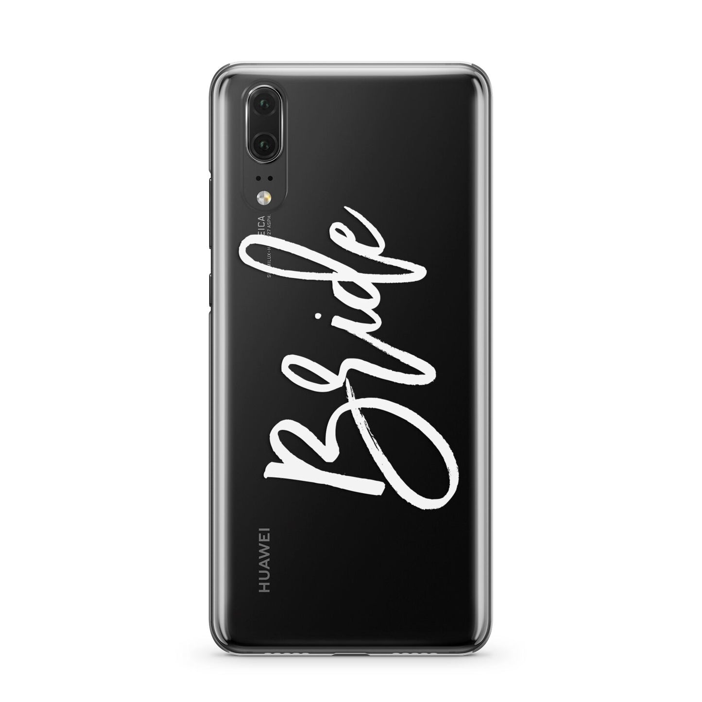 Bride Transparent Huawei P20 Phone Case