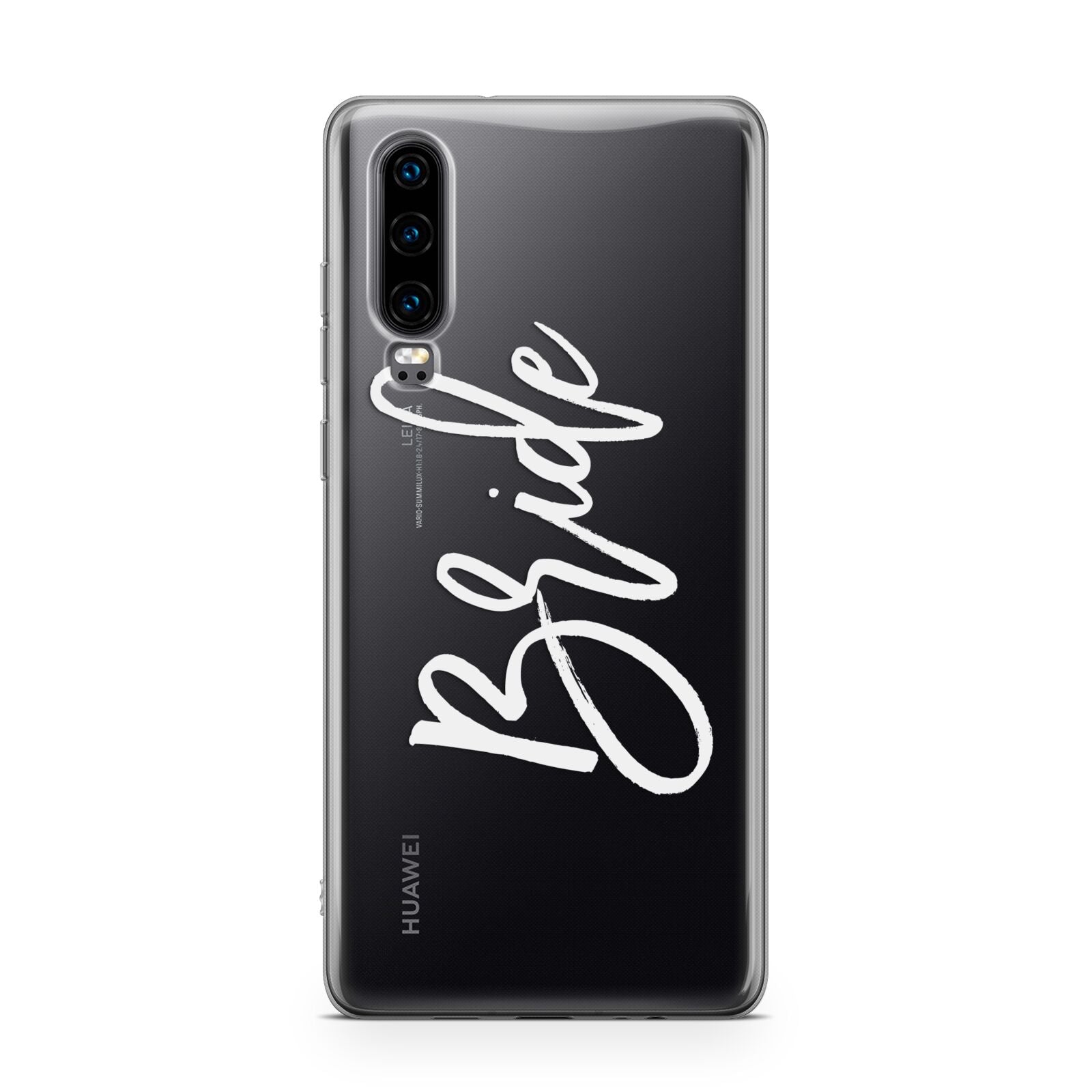 Bride Transparent Huawei P30 Phone Case