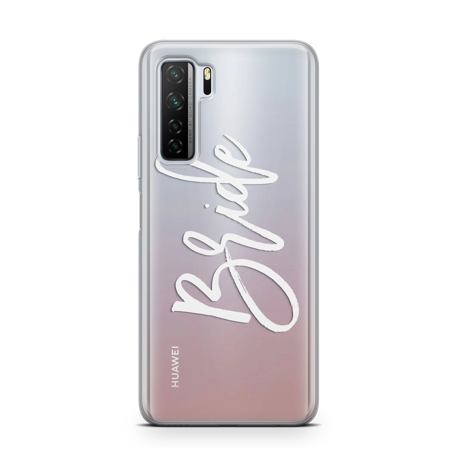 Bride Transparent Huawei P40 Lite 5G Phone Case