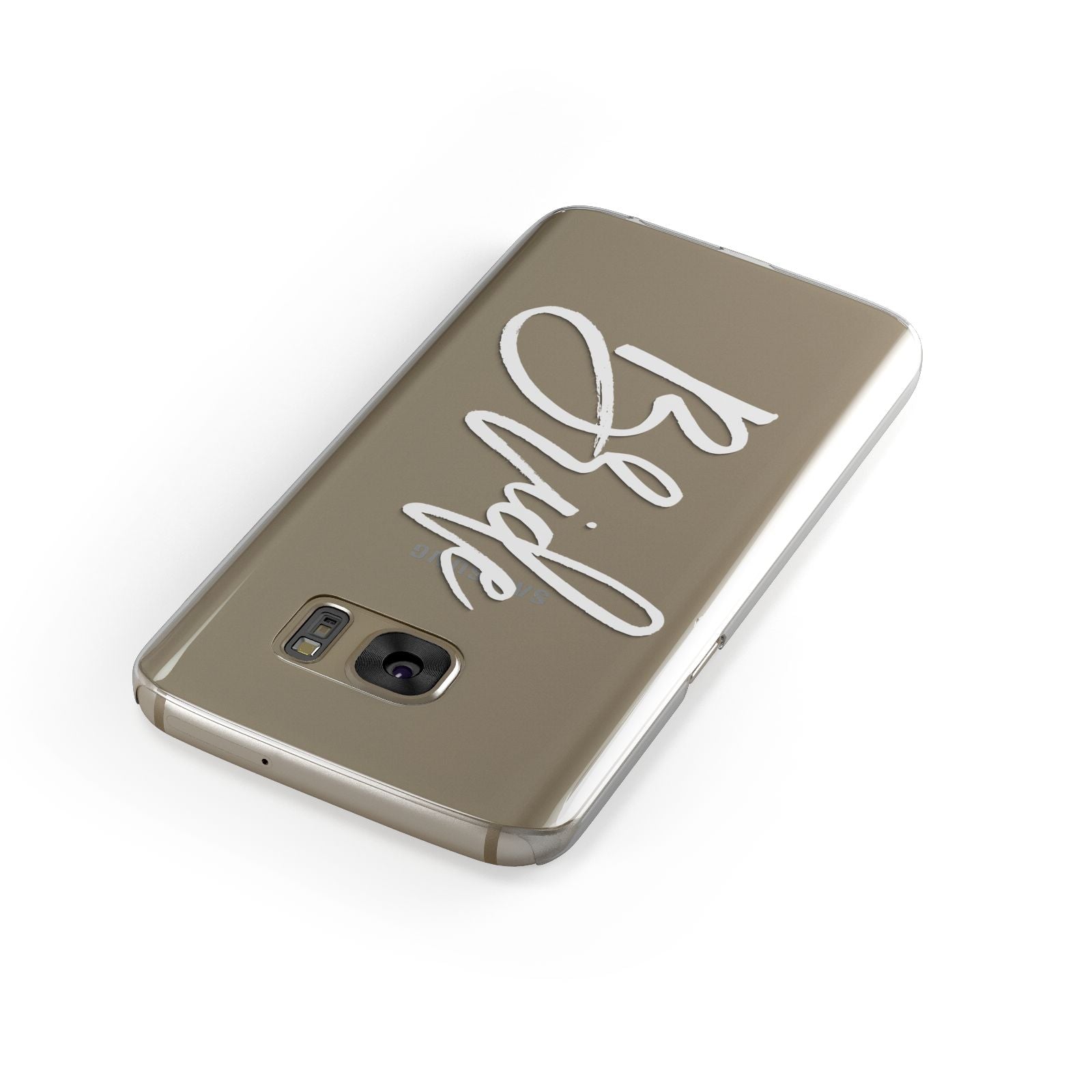 Bride Transparent Samsung Galaxy Case Front Close Up