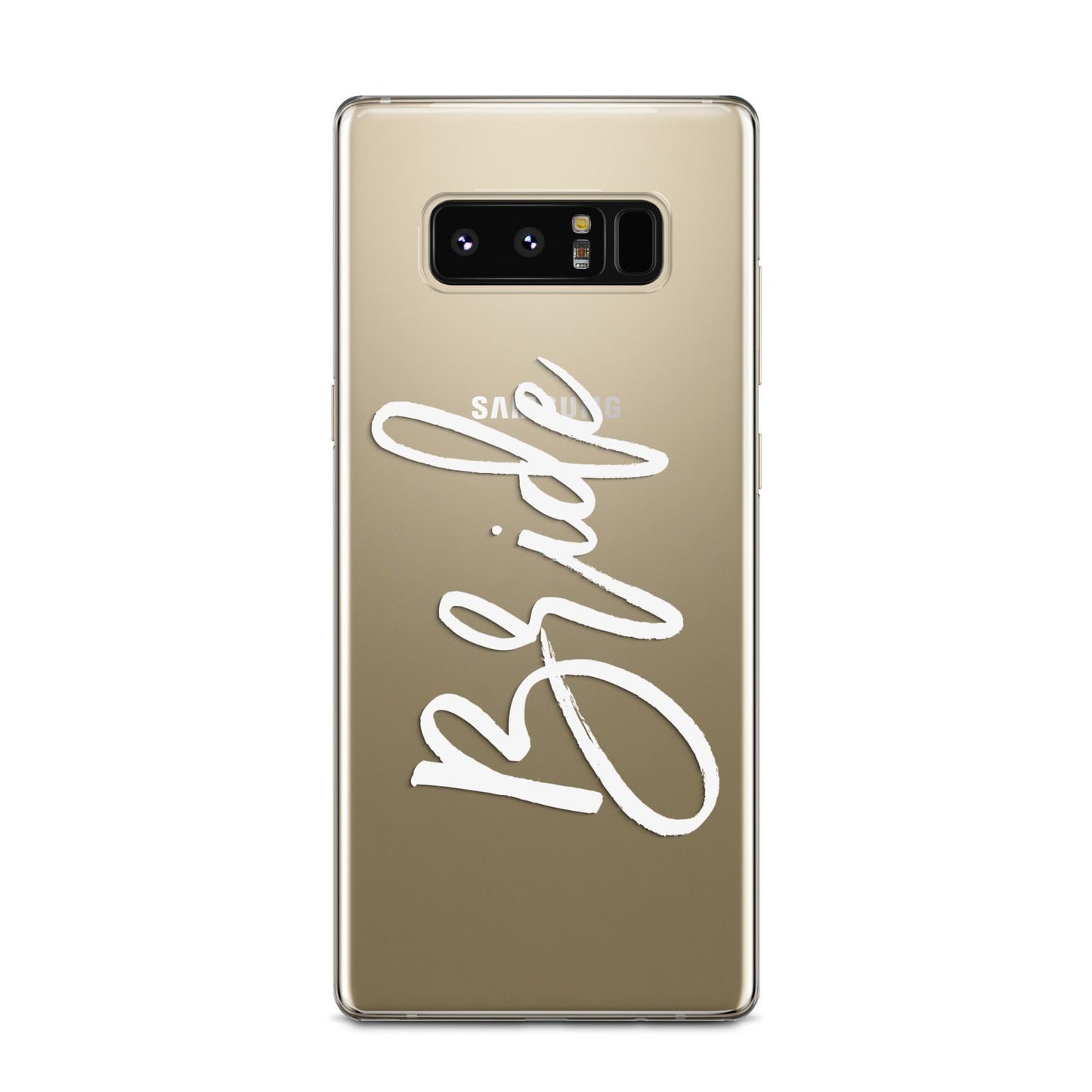 Bride Transparent Samsung Galaxy Note 8 Case