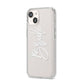 Bride Transparent iPhone 14 Clear Tough Case Starlight Angled Image