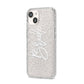 Bride Transparent iPhone 14 Glitter Tough Case Starlight Angled Image