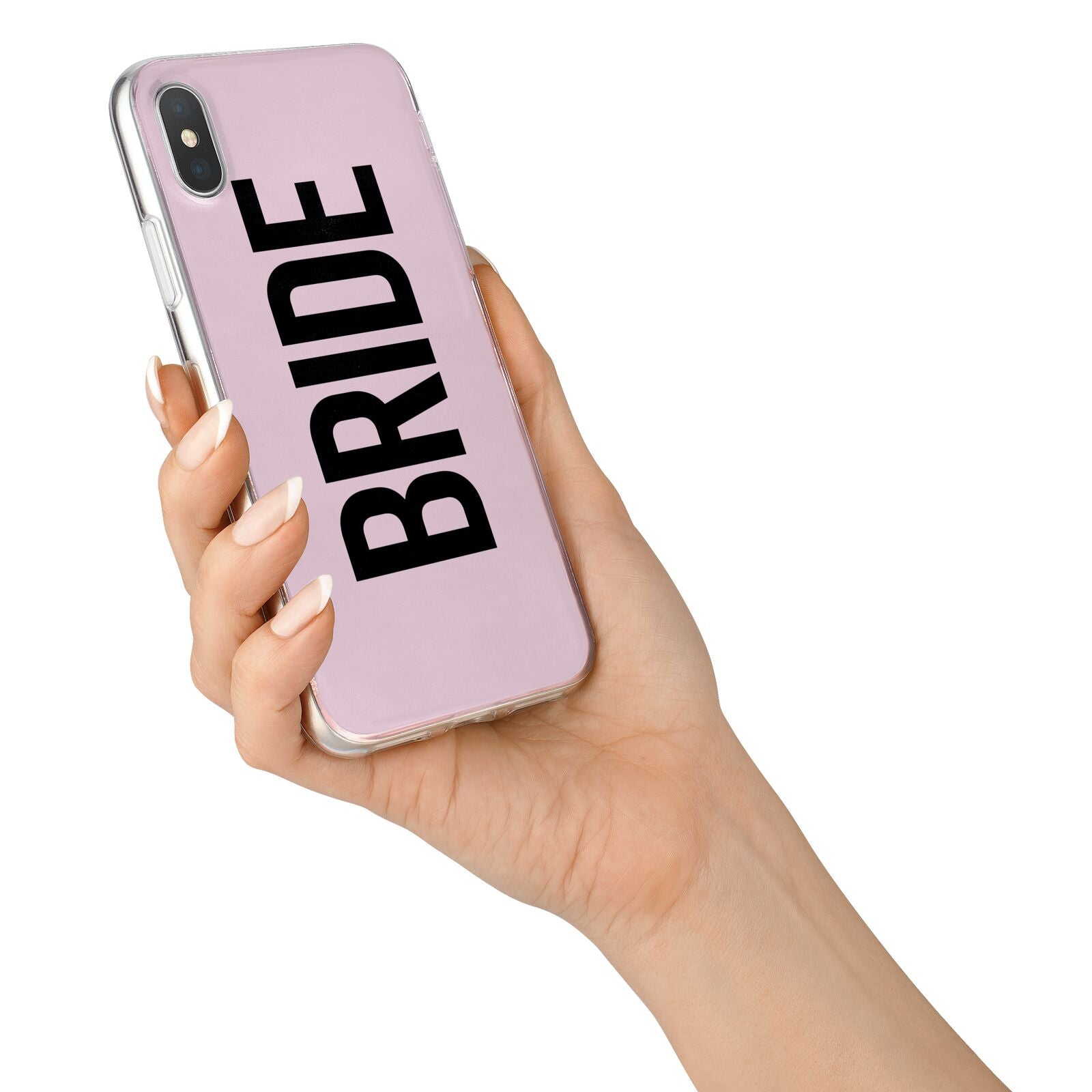 Bride iPhone X Bumper Case on Silver iPhone Alternative Image 2