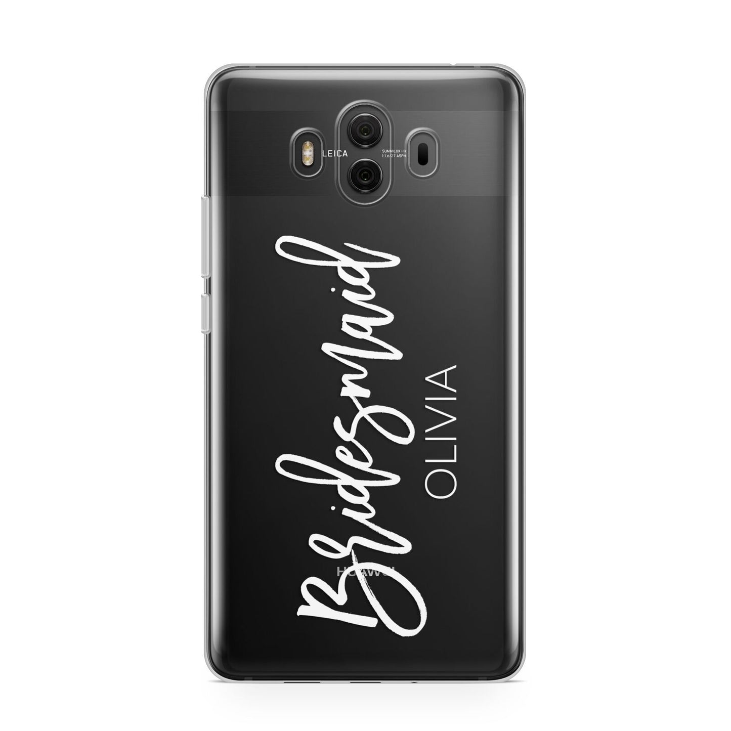 Bridesmaid Personalised Huawei Mate 10 Protective Phone Case