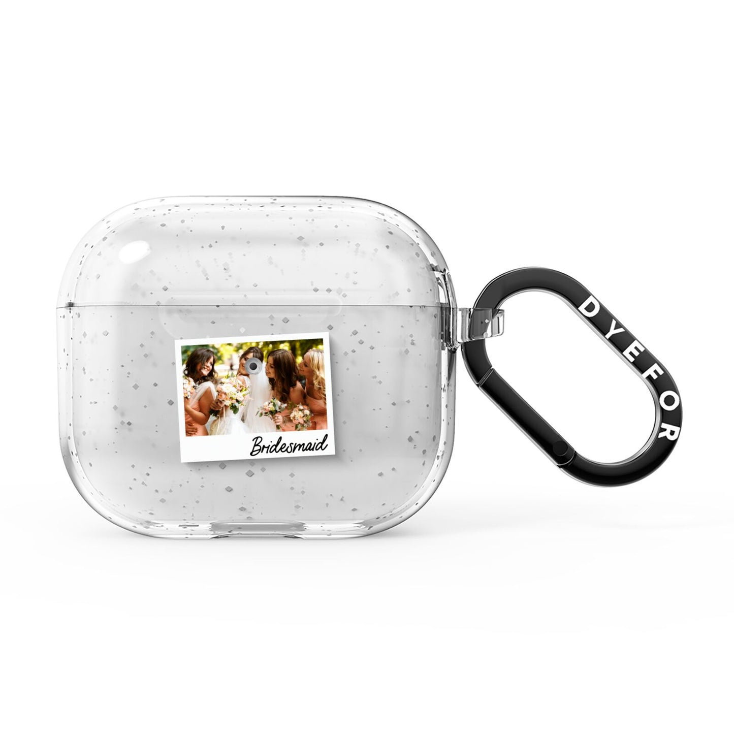 Bridesmaid Photo AirPods Glitter Case 3rd Gen