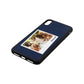 Bridesmaid Photo Navy Blue Pebble Leather iPhone Xs Max Case Side Image