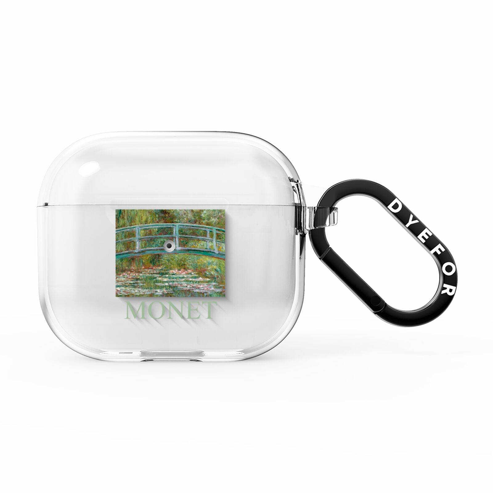 Bridge Over A Pond Of Water Lilies By Monet AirPods Clear Case 3rd Gen