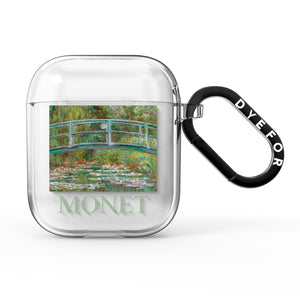 Bridge Over A Pond Of Water Lilies By Monet AirPods Case