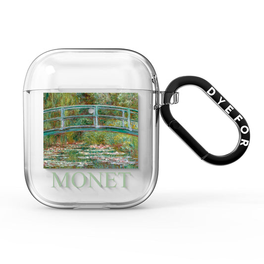 Bridge Over A Pond Of Water Lilies By Monet AirPods Clear Case