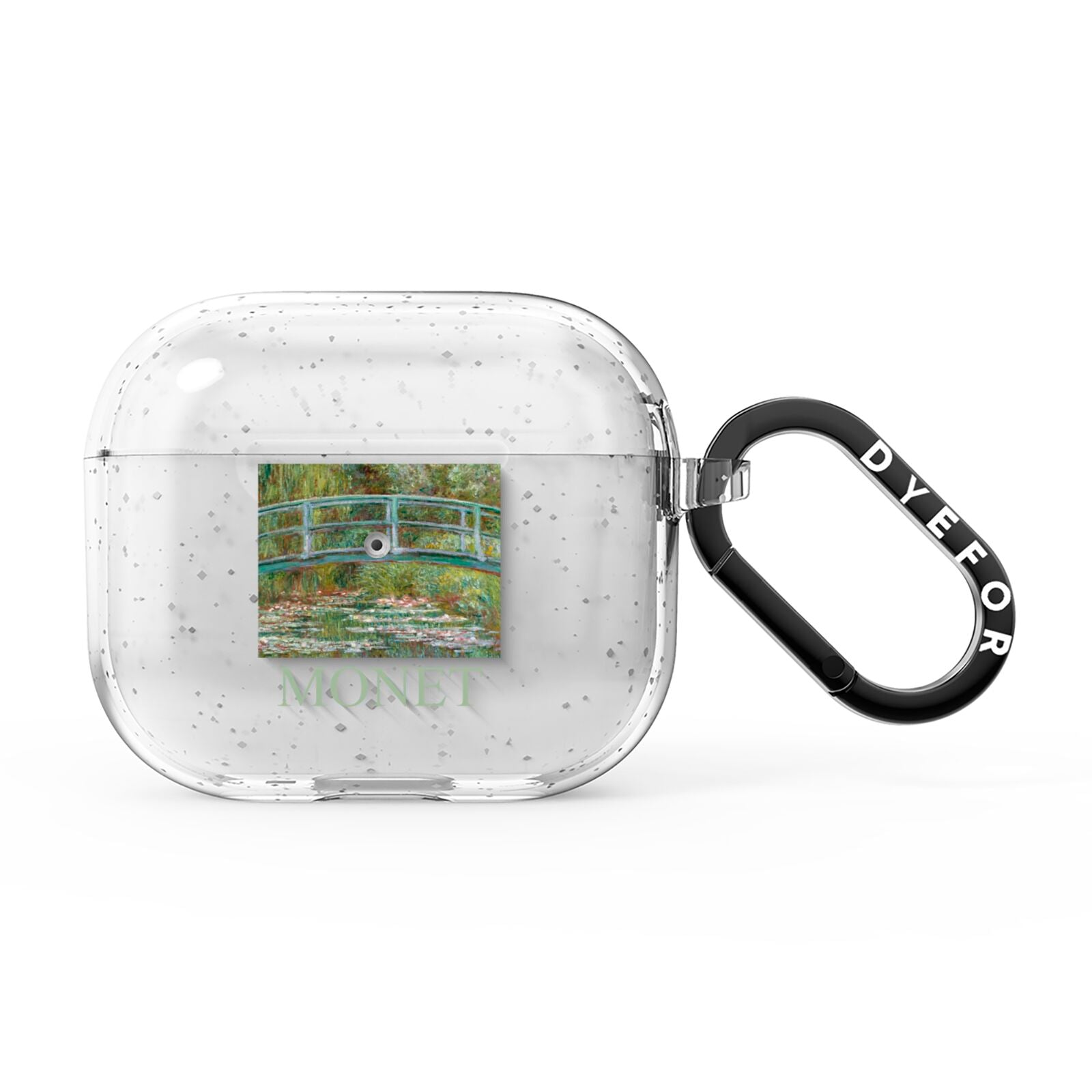 Bridge Over A Pond Of Water Lilies By Monet AirPods Glitter Case 3rd Gen