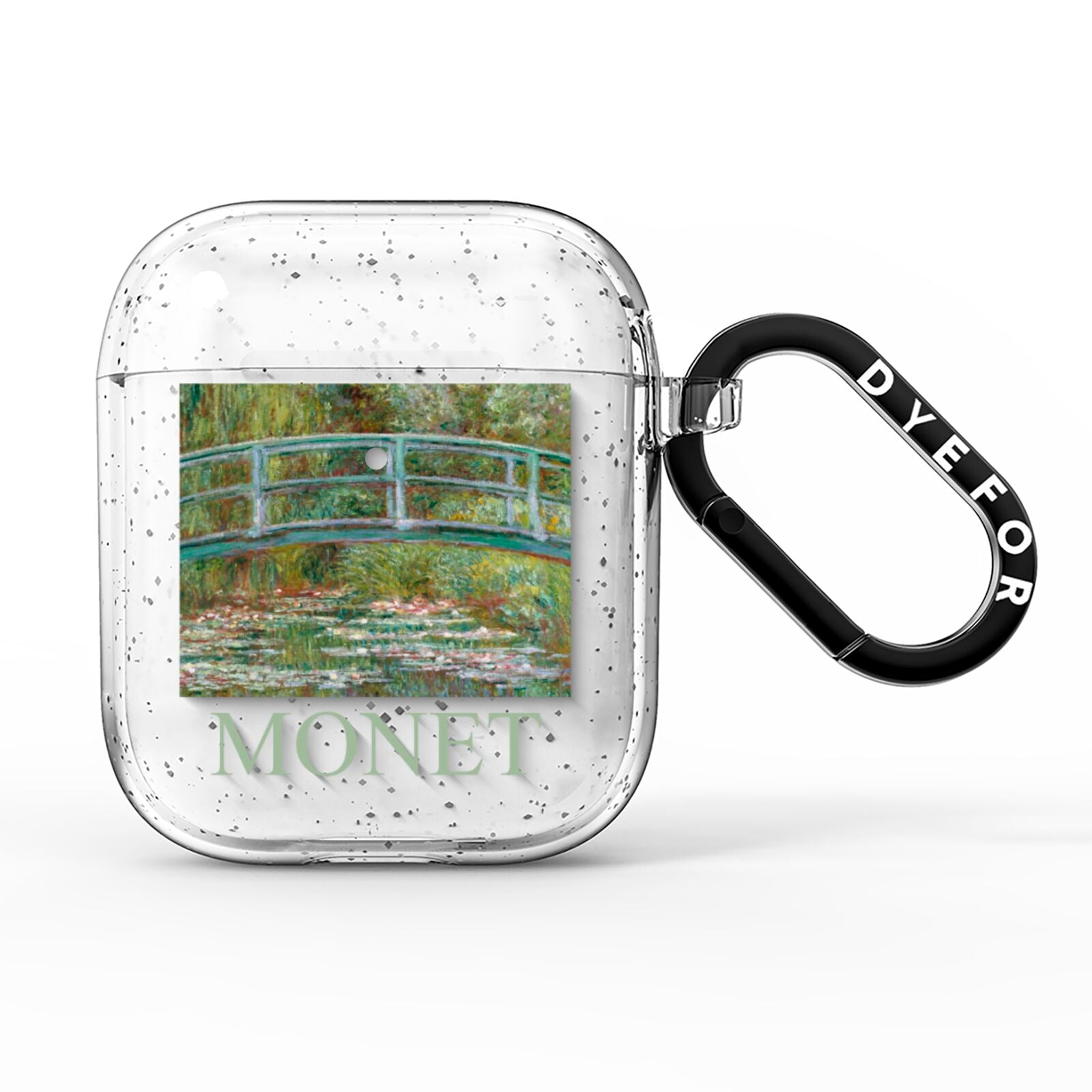 Bridge Over A Pond Of Water Lilies By Monet AirPods Glitter Case