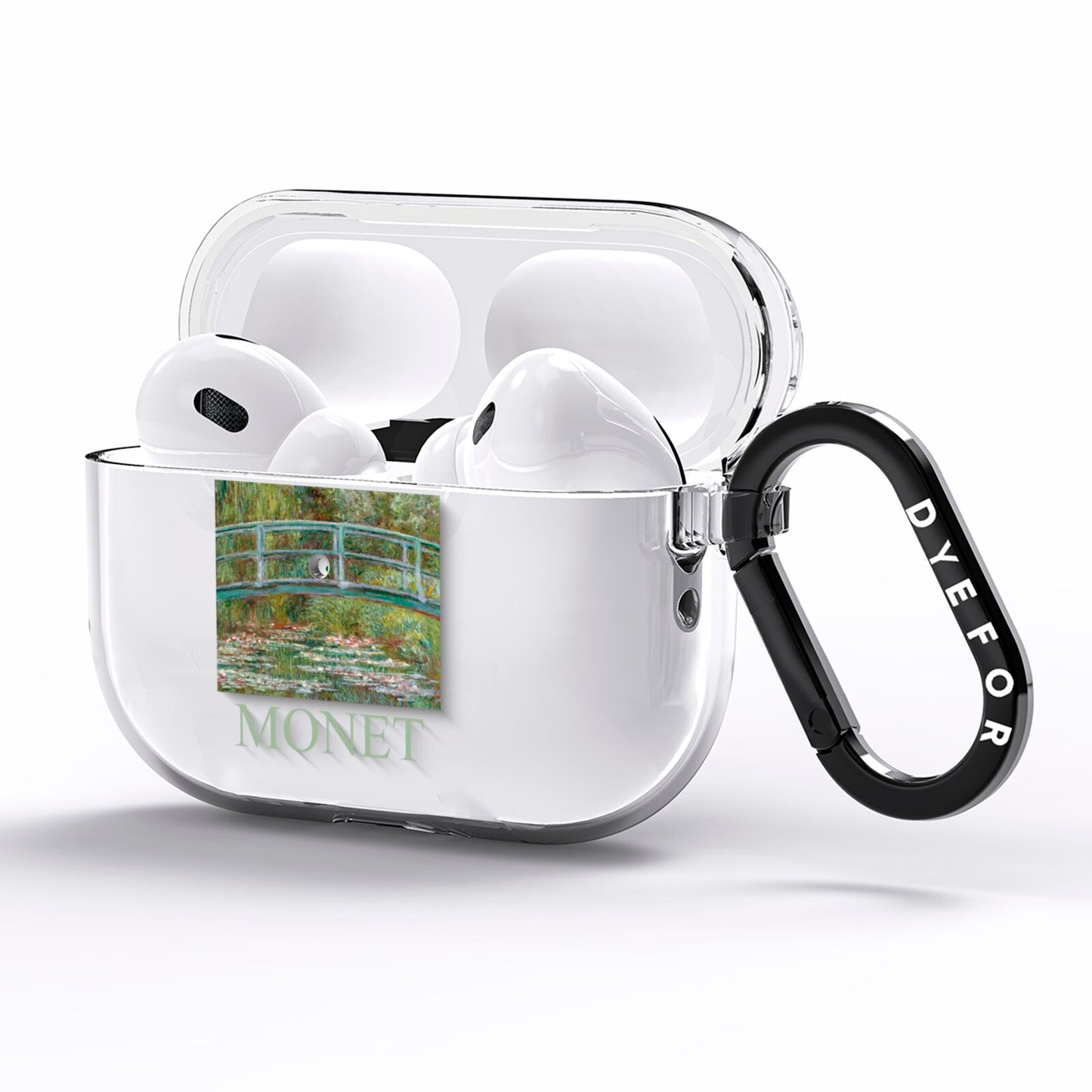 Bridge Over A Pond Of Water Lilies By Monet AirPods Pro Clear Case Side Image