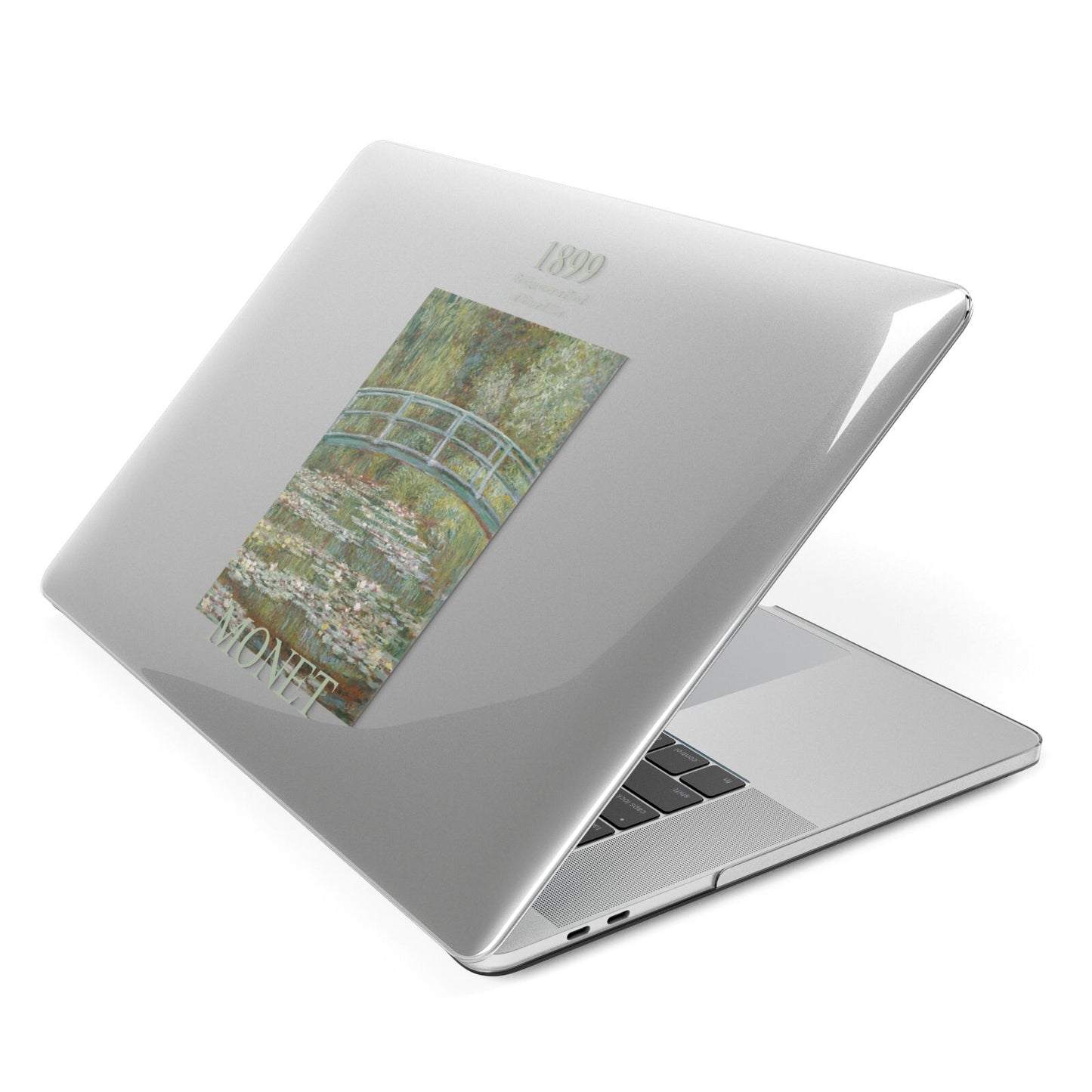 Bridge Over A Pond Of Water Lilies By Monet Apple MacBook Case Side View