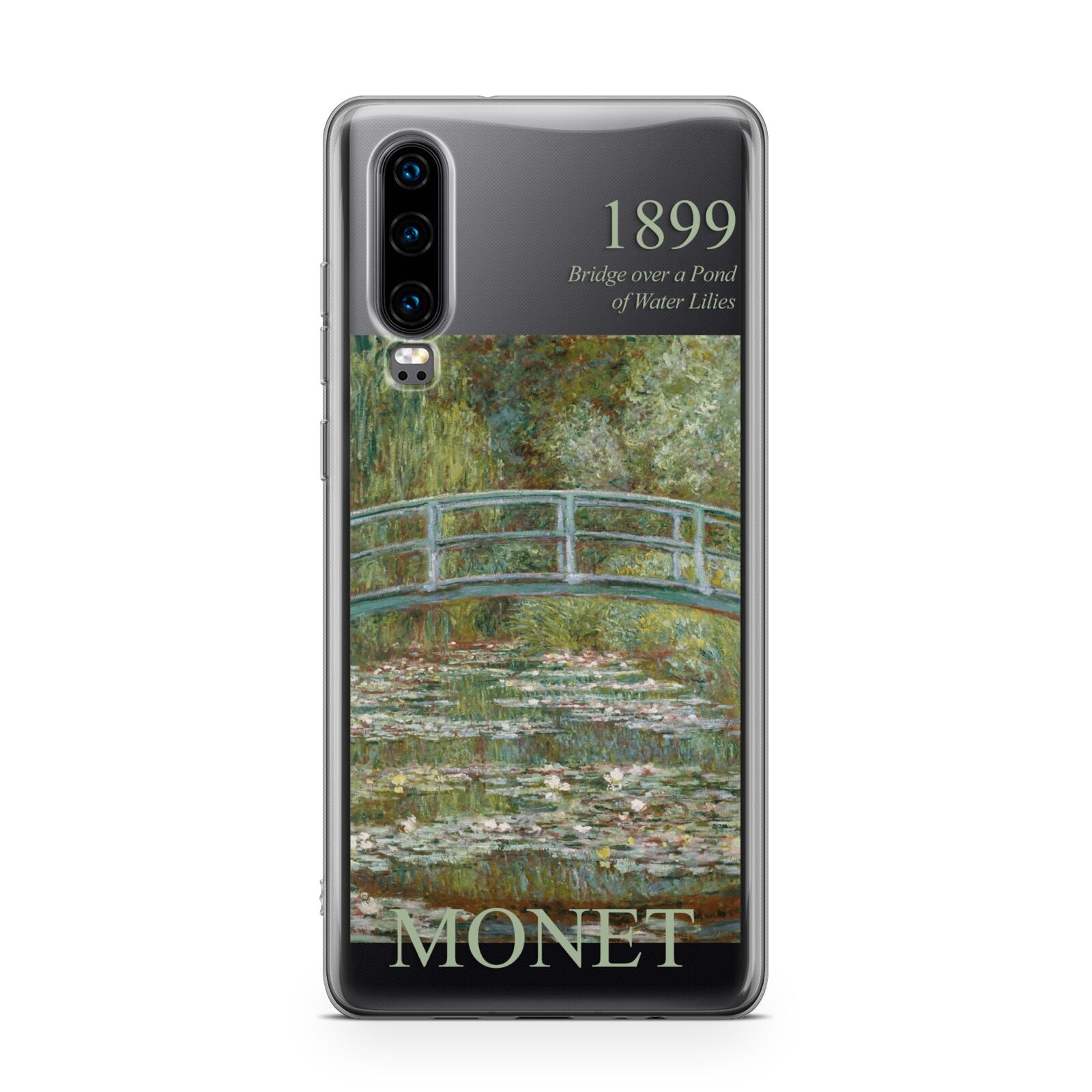 Bridge Over A Pond Of Water Lilies By Monet Huawei P30 Phone Case