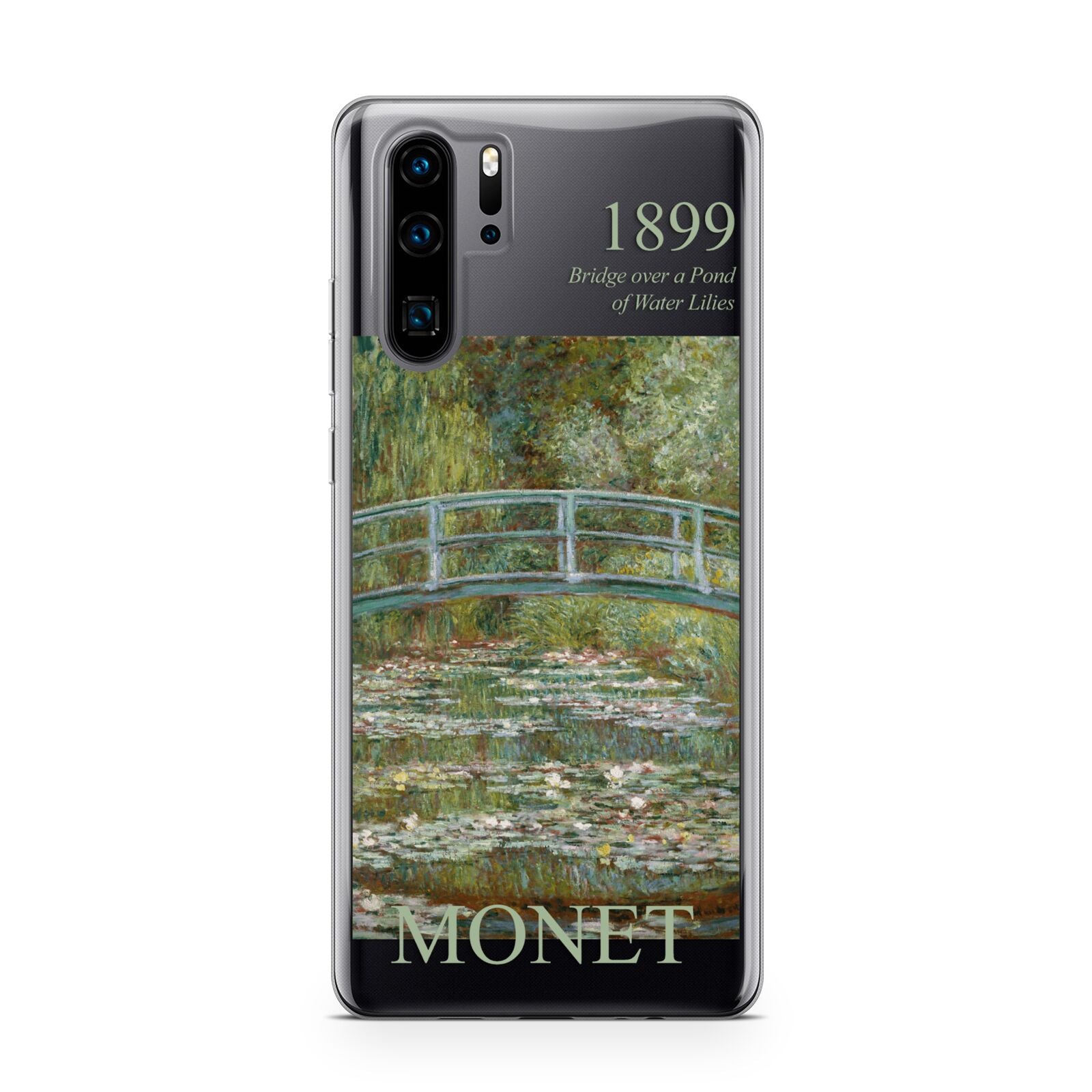 Bridge Over A Pond Of Water Lilies By Monet Huawei P30 Pro Phone Case