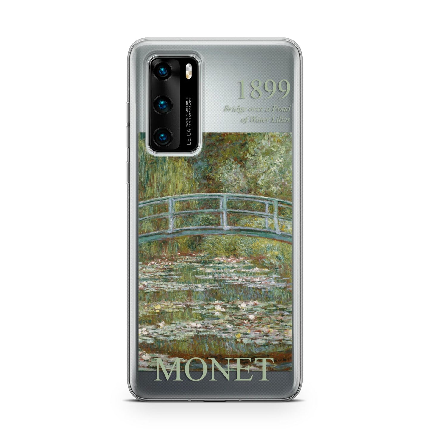 Bridge Over A Pond Of Water Lilies By Monet Huawei P40 Phone Case