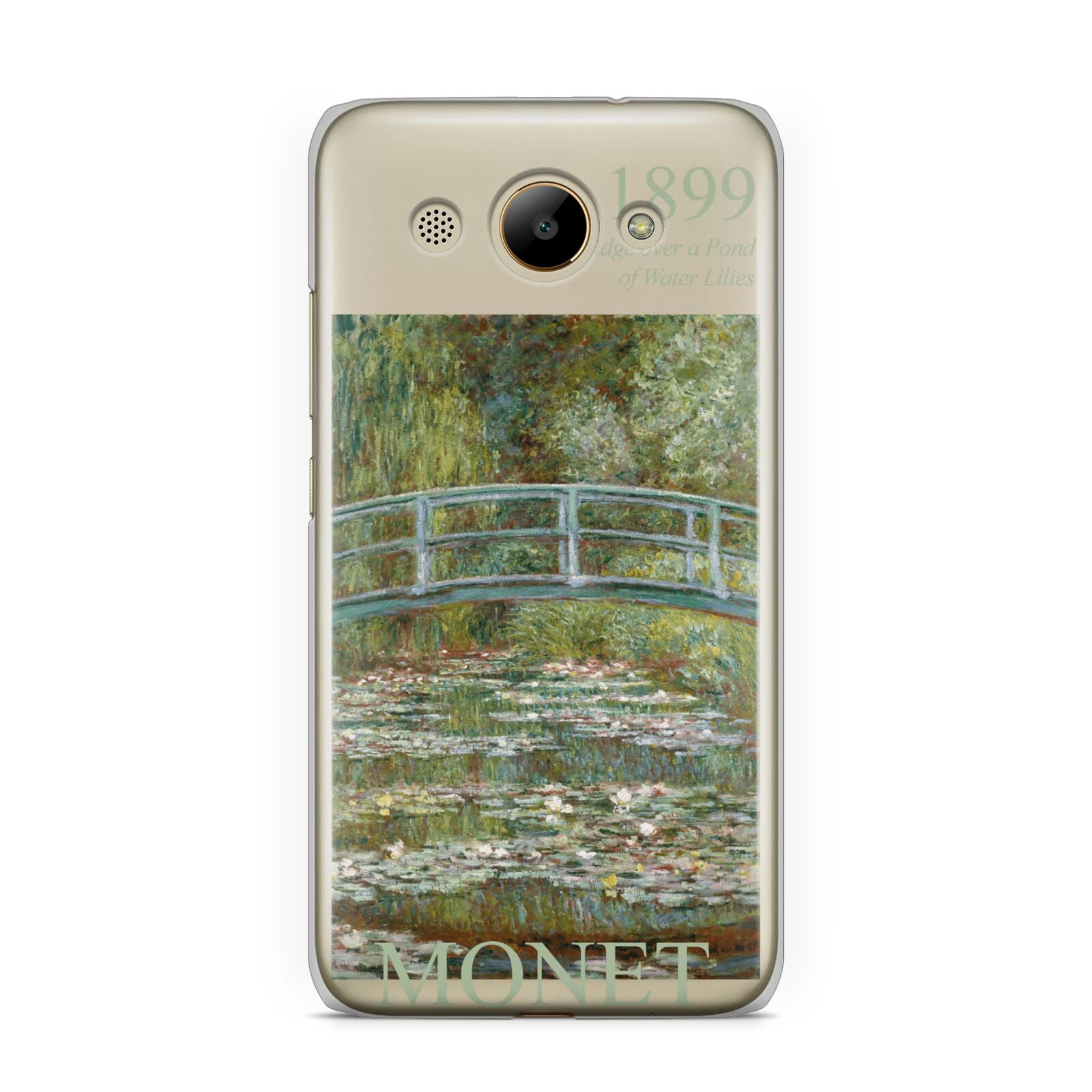 Bridge Over A Pond Of Water Lilies By Monet Huawei Y3 2017