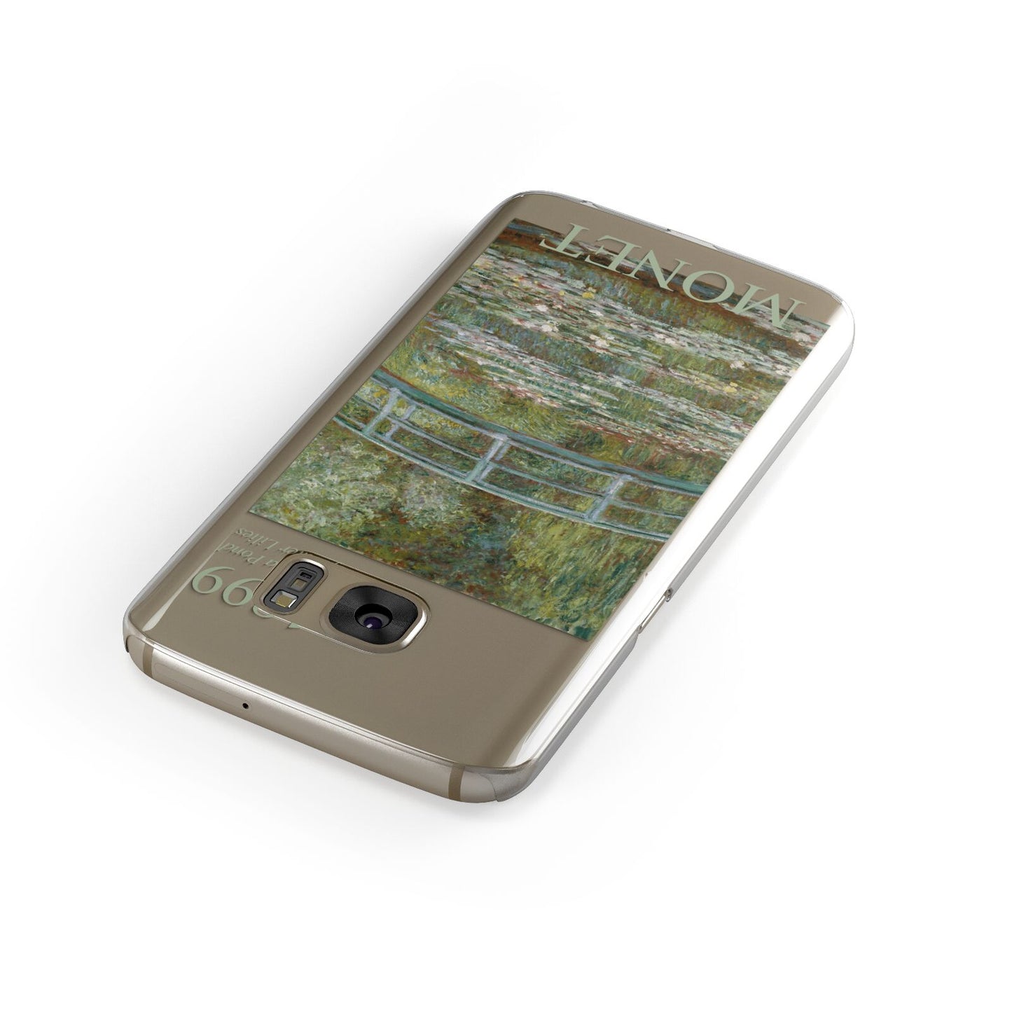 Bridge Over A Pond Of Water Lilies By Monet Samsung Galaxy Case Front Close Up