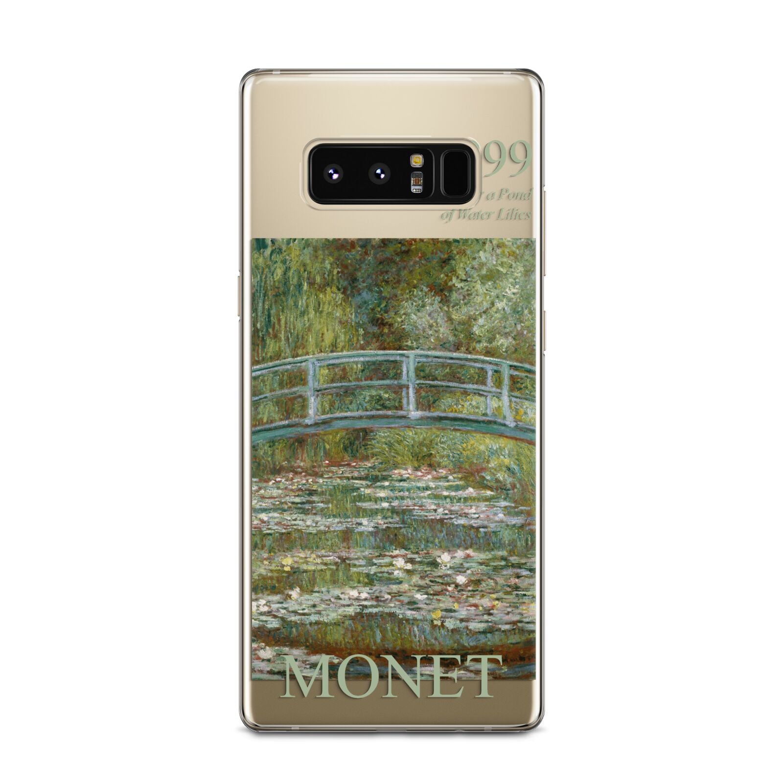 Bridge Over A Pond Of Water Lilies By Monet Samsung Galaxy Note 8 Case