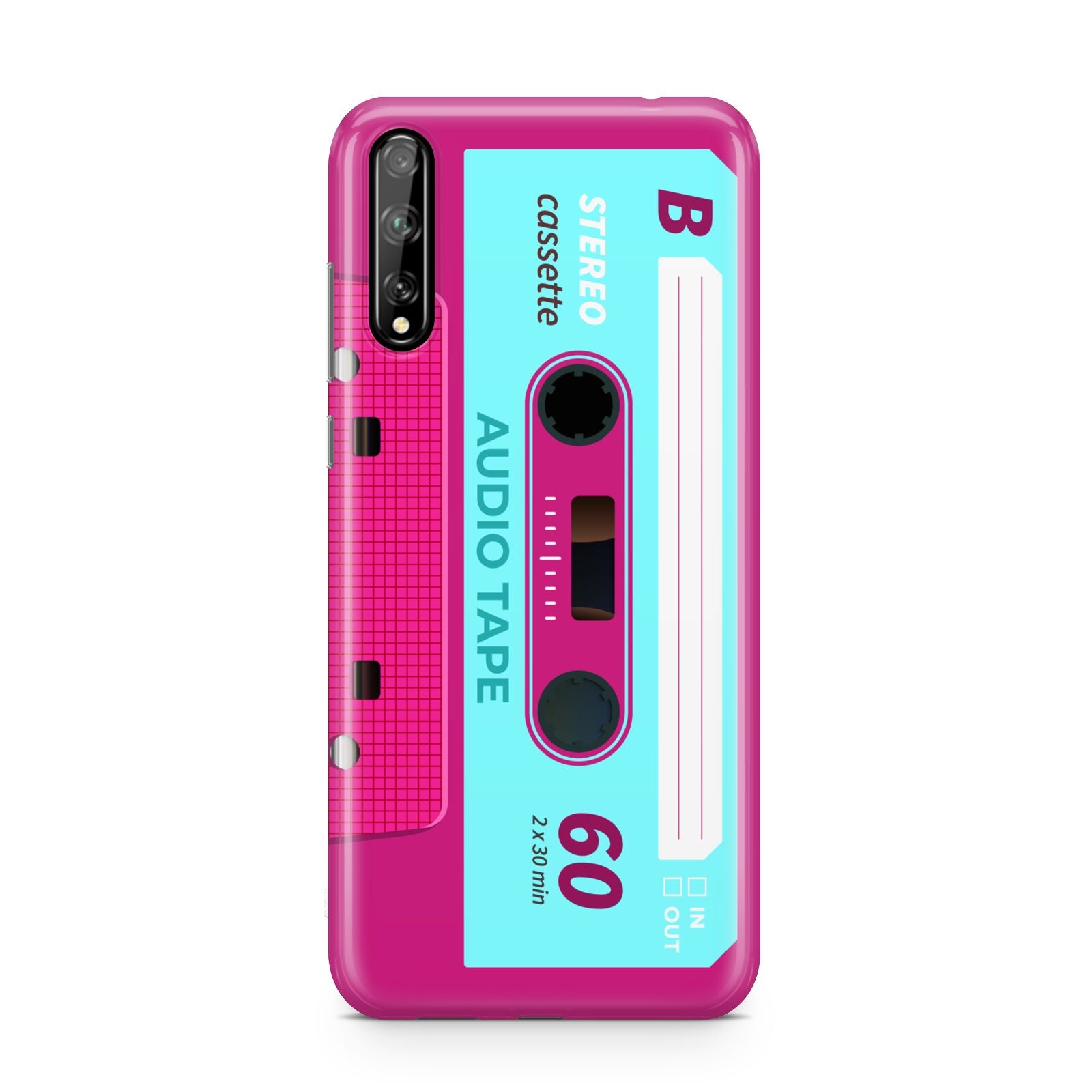 Bright Pink Cassette Tape Huawei Enjoy 10s Phone Case