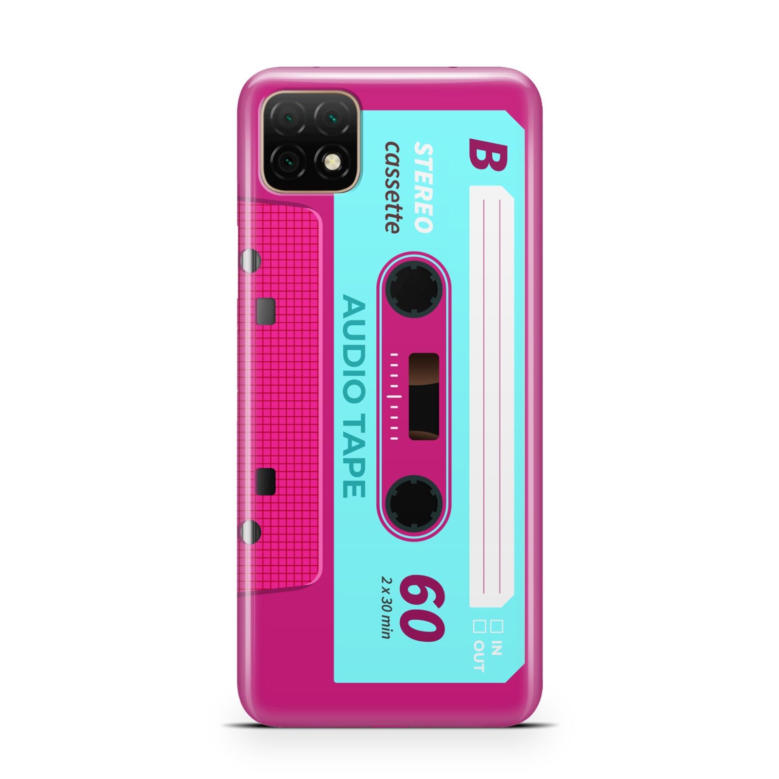 Bright Pink Cassette Tape Huawei Enjoy 20 Phone Case